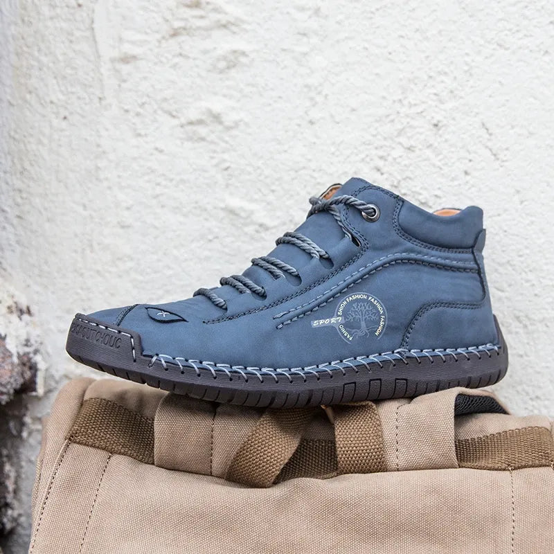 ClassicForge™ | Retro Pigskin Leather Boots