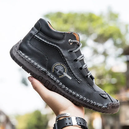 ClassicForge™ | Retro Pigskin Leather Boots