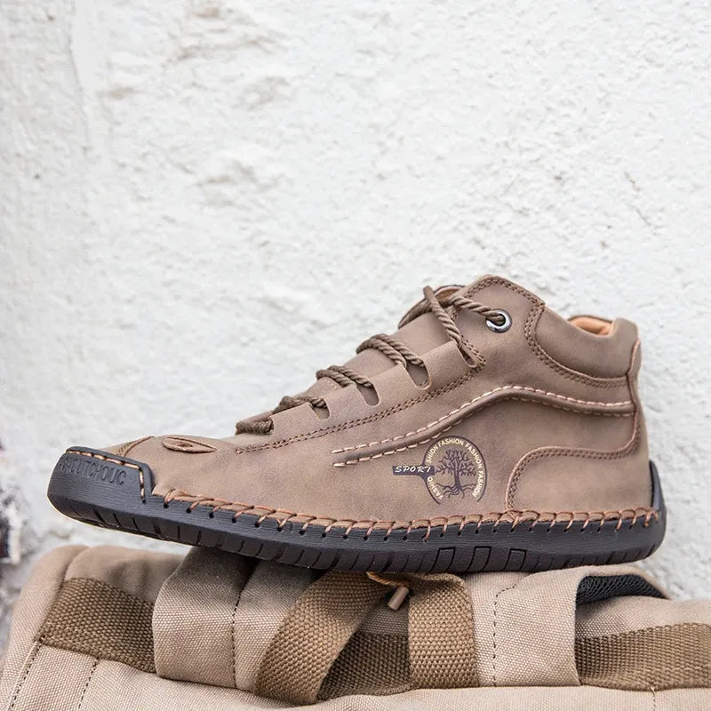 ClassicForge™ | Retro Pigskin Leather Boots